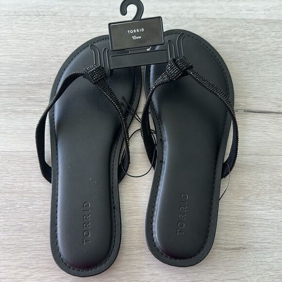 Torrid Rhinestone Knot Flip Flops - Picture 8 of 10